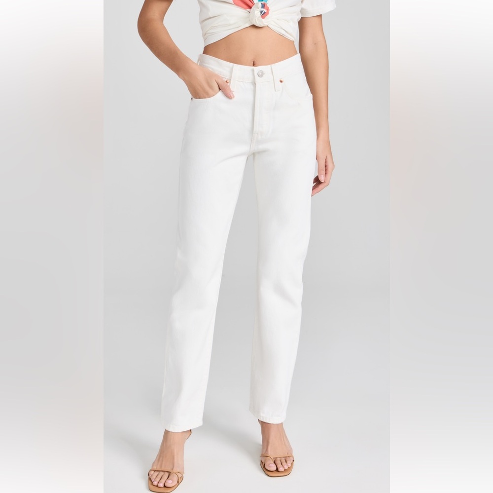 LEVI’S 501 Straight Jeans in Blank Slate